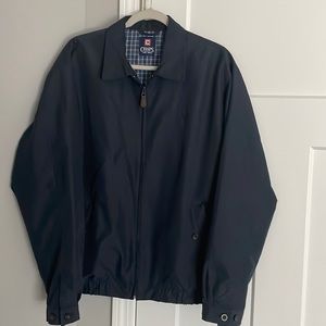 Womens Chaps Rain Lightweight Navy Jacket Sz Medium